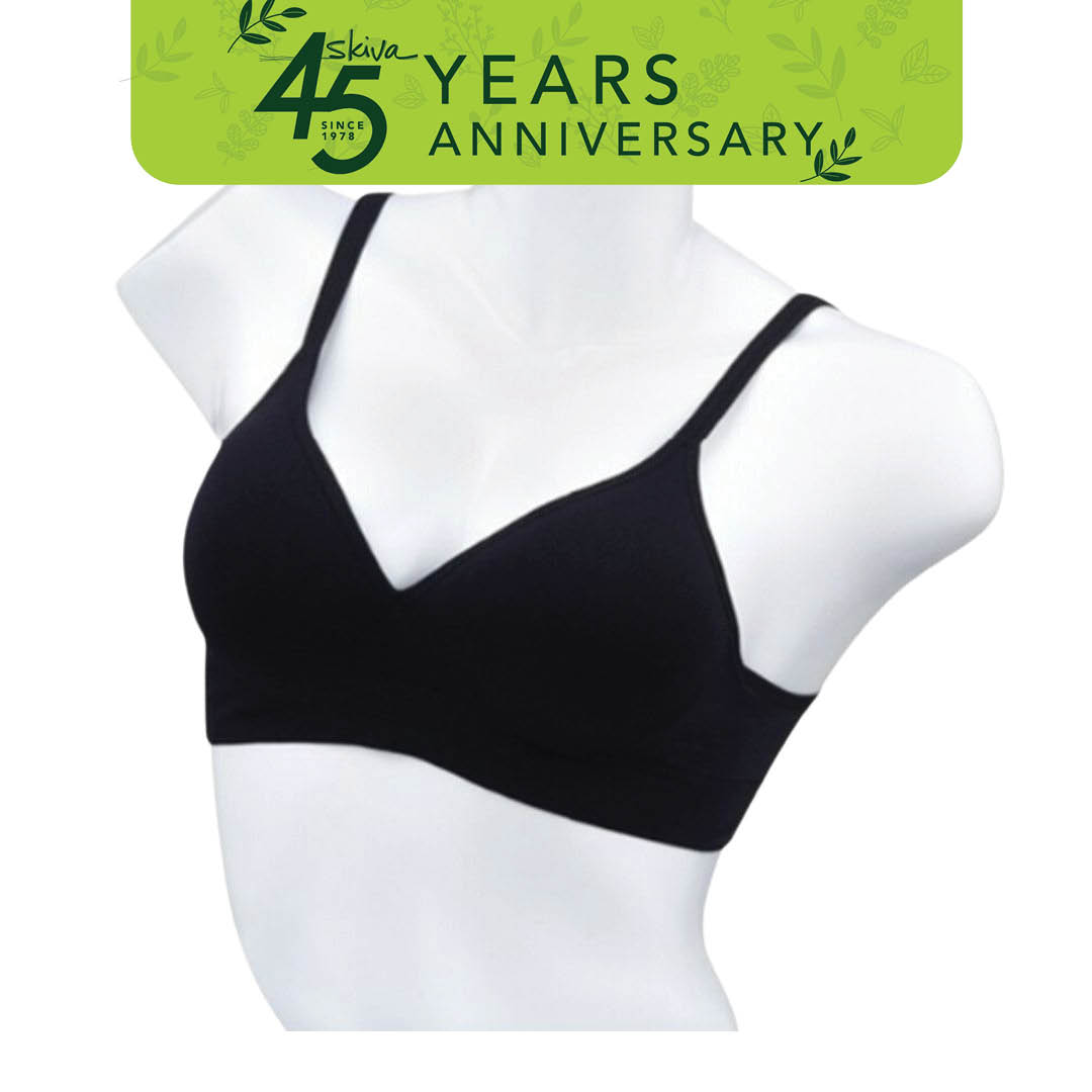SKIVA Wireless Breathable Hot selling Moulded Cup Go Green Bra (01-0006) -  No.1 Eco-Friendly Bra In Malaysia