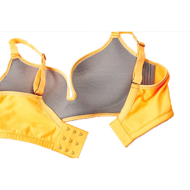 3/4 Moulded Cup Bra with Embroidery Wireless 01-0045