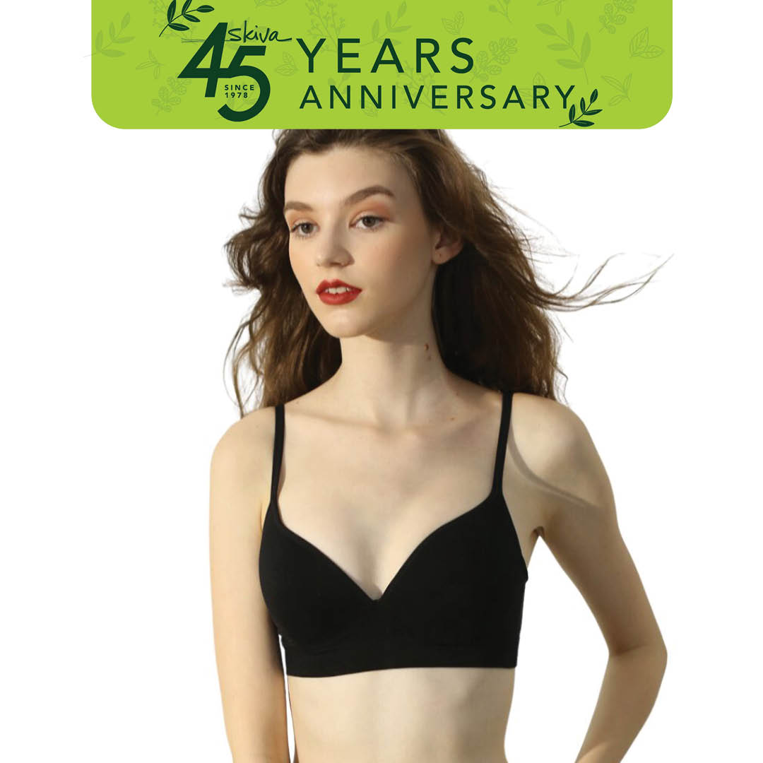 Cotton Seamless Wired Push Up Bra Breathable Anti Sagging 01-0029 - No.1  Eco-Friendly Bra In Malaysia