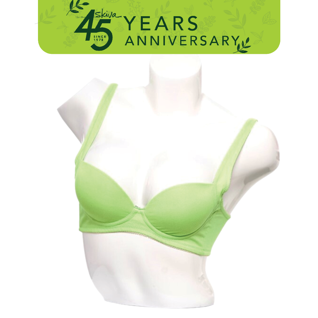 Seamless Bonding 1/2 Cup Push Up Bra Soft Wired 01-0044 - No.1 Eco