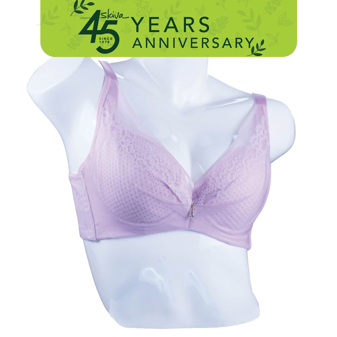 NEW ARRIVAL] SKIVA Moulded Cup 3D Fiberfill Soft Wired Bra Net