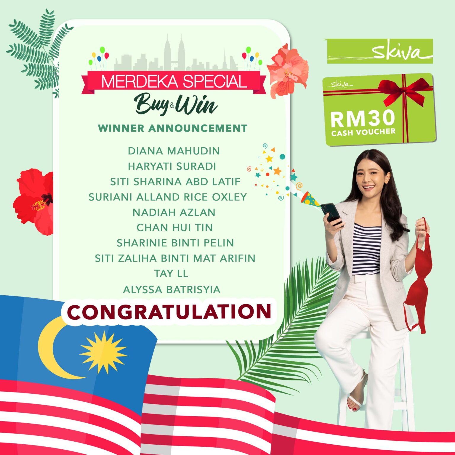 Skiva merdeka buy and win contest winner list